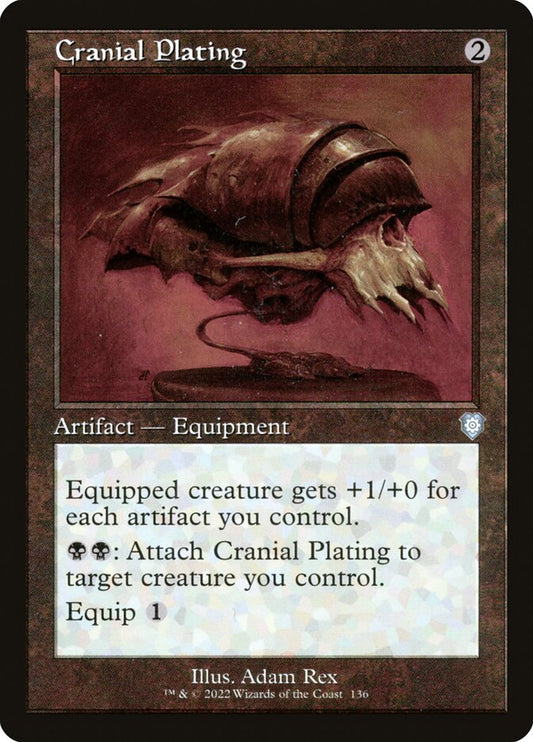 MTG Card Title: Cranial Plating BRC/136