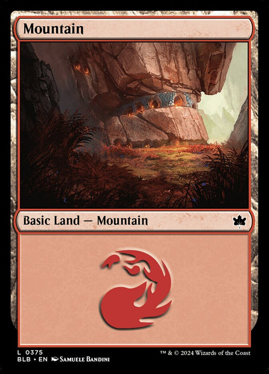 MTG Card Title: Mountain BLB/375