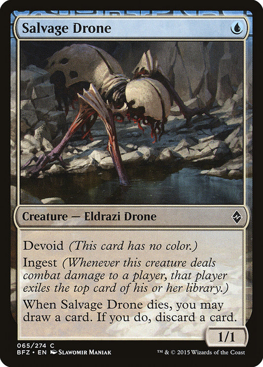 MTG Card Title: Salvage Drone BFZ/65