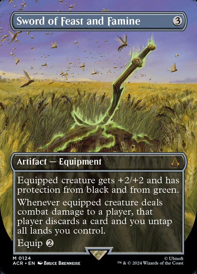 MTG Card Title: Sword of Feast and Famine ACR/124