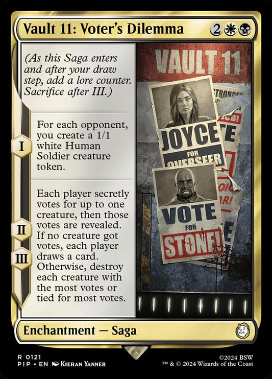 MTG Card Title: Vault 11: Voter's Dilemma PIP/121