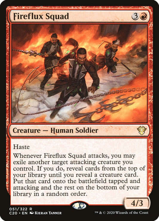 MTG Card Title: Fireflux Squad C20/51
