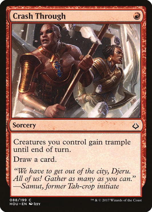 MTG Card Title: Crash Through HOU/88
