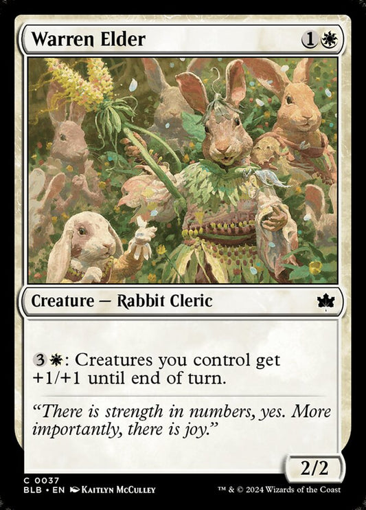 MTG Card Title: Warren Elder BLB/37