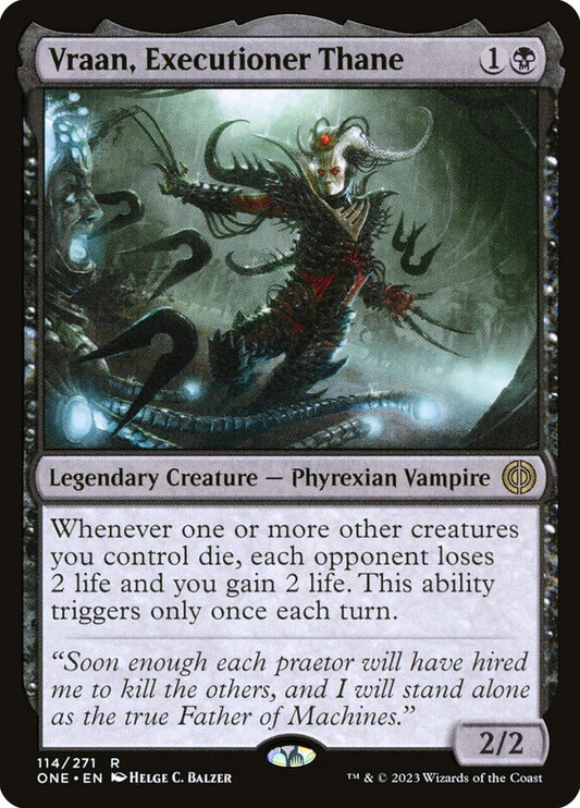 MTG Card Title: Vraan, Executioner Thane ONE/114
