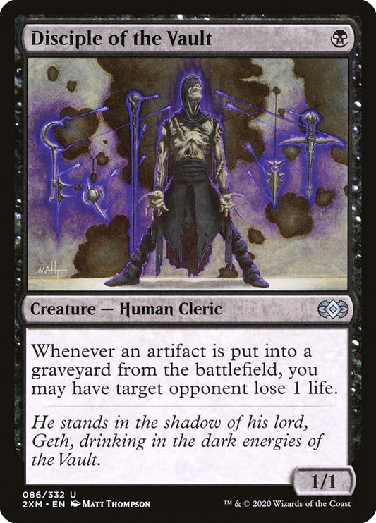 MTG Card Title: Disciple of the Vault 2XM/86