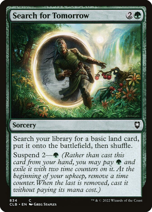 MTG Card Title: Search for Tomorrow CLB/834