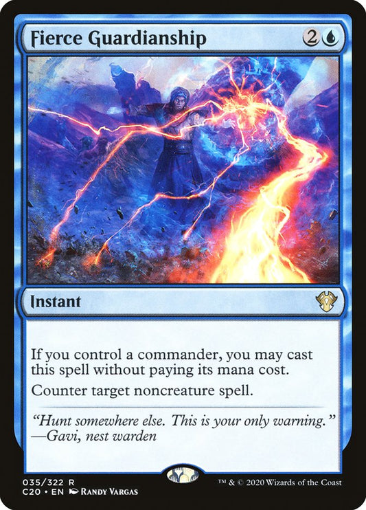 MTG Card Title: Fierce Guardianship C20/35