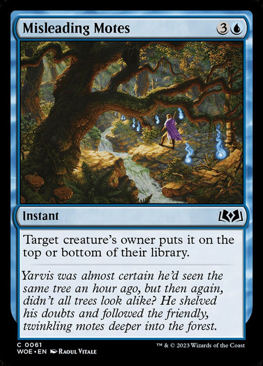 MTG Card Title: Misleading Motes WOE/61
