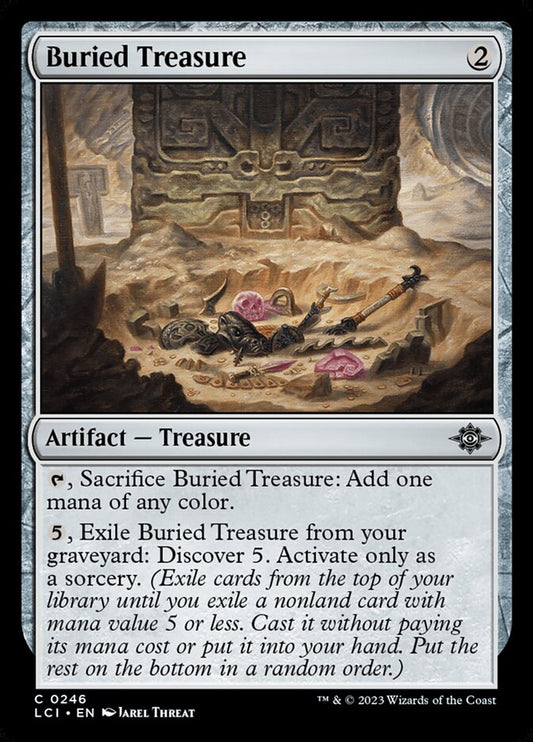 MTG Card Title: Buried Treasure LCI/246
