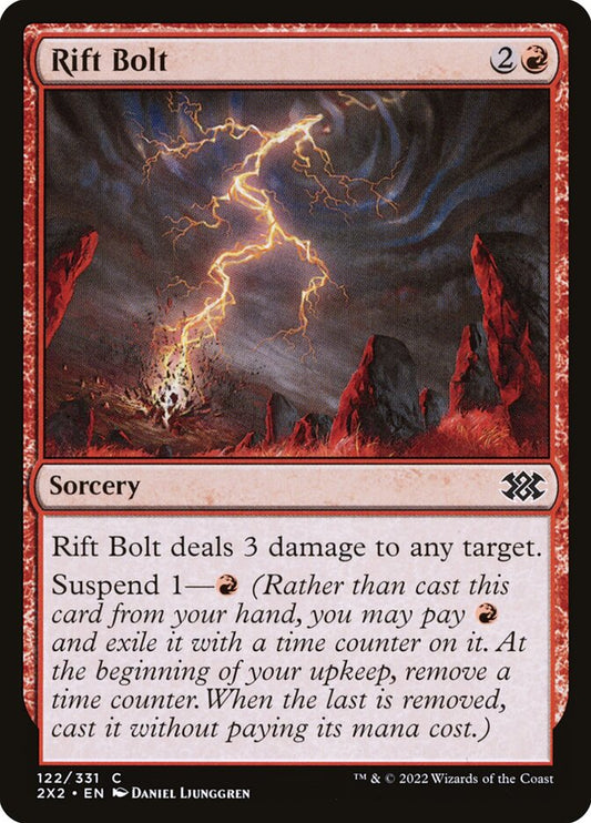 MTG Card Title: Rift Bolt 2X2/122