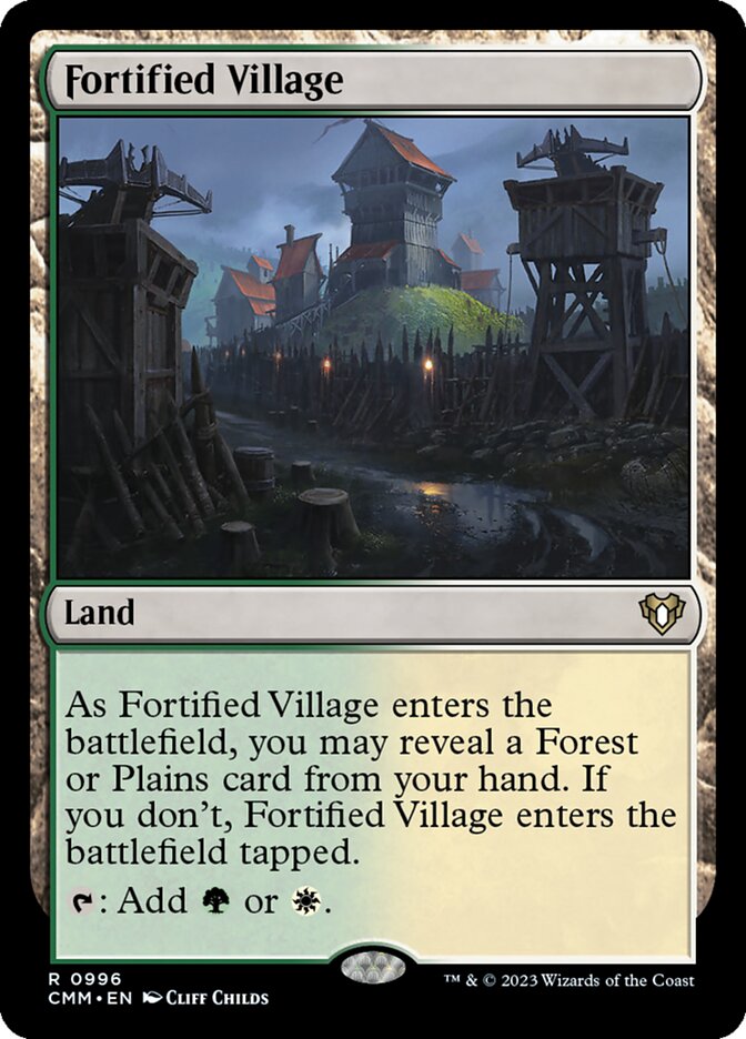 MTG Card Title: Fortified Village CMM/996