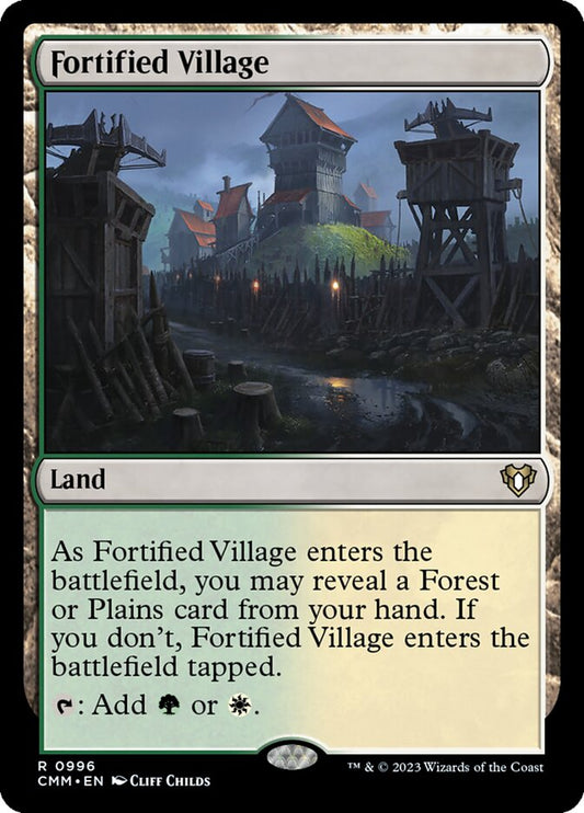 MTG Card Title: Fortified Village CMM/996