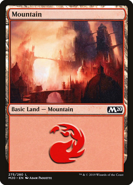MTG Card Title: Mountain M20/275