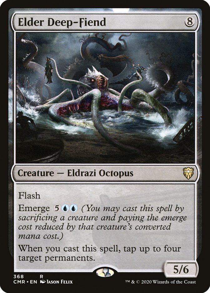 MTG Card Title: Elder Deep-Fiend CMR/368