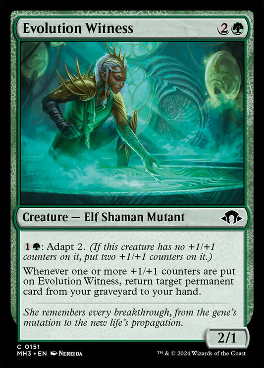 MTG Card Title: Evolution Witness MH3/151