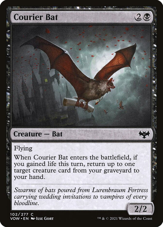 MTG Card Title: Courier Bat VOW/102