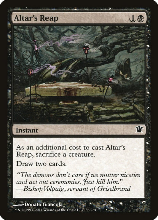 MTG Card Title: Altar's Reap ISD/86