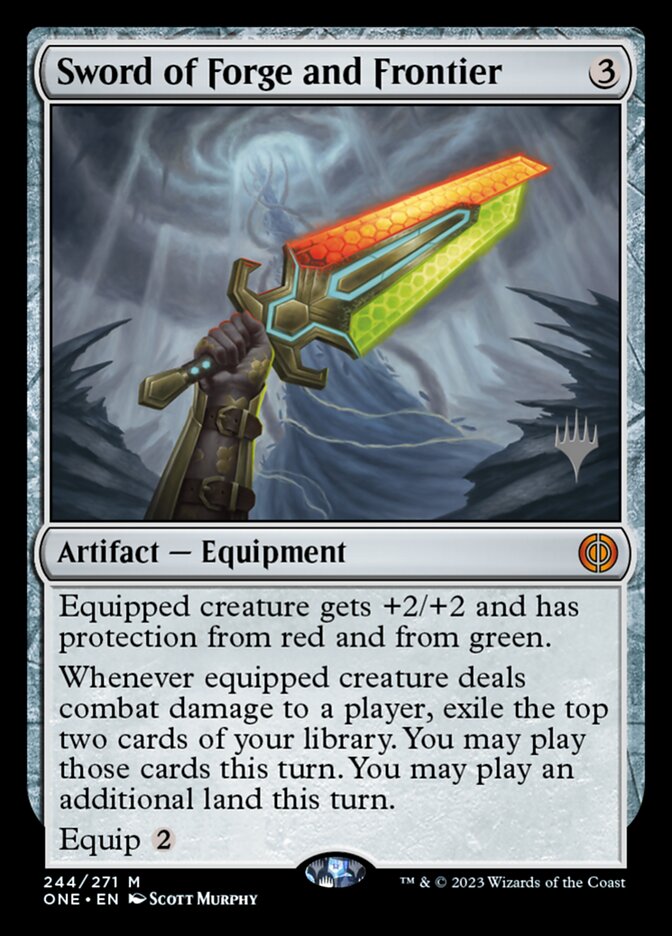 MTG Card Title: Sword of Forge and Frontier PONE/244p