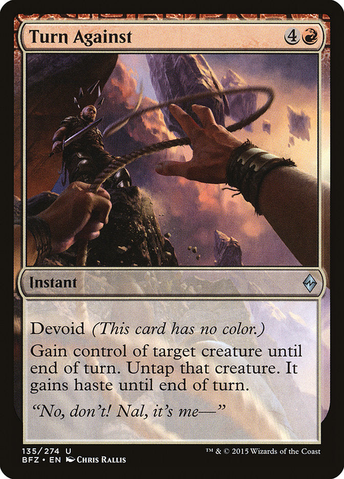 MTG Card Title: Turn Against BFZ/135