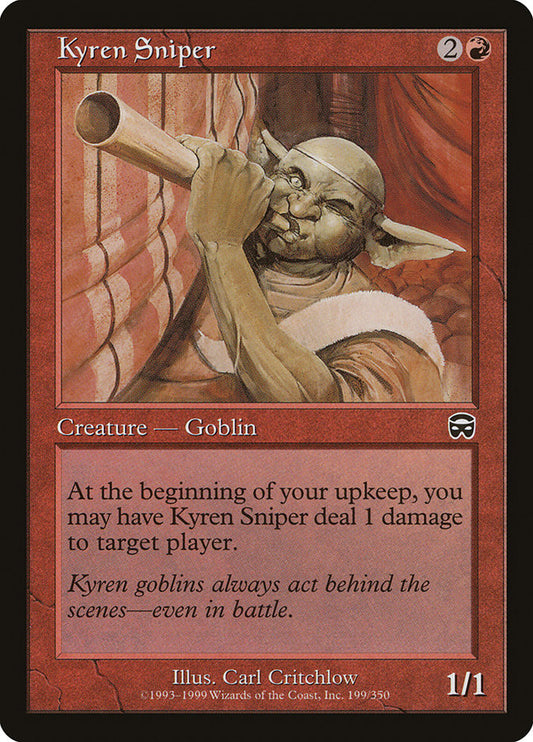 MTG Card Title: Kyren Sniper MMQ/199