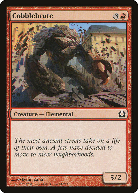 MTG Card Title: Cobblebrute RTR/91