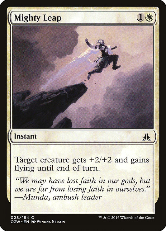 MTG Card Title: Mighty Leap OGW/28
