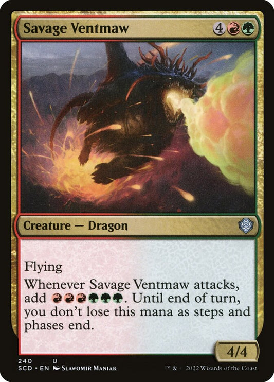 MTG Card Title: Savage Ventmaw SCD/240