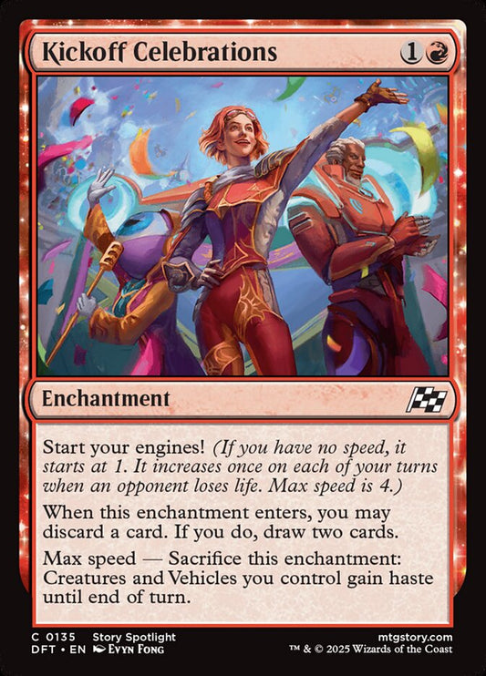 MTG Card Title: Kickoff Celebrations DFT/135