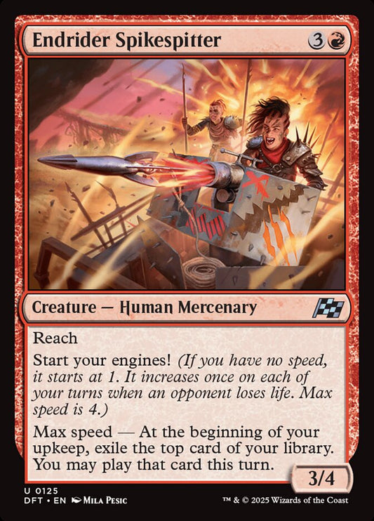 MTG Card Title: Endrider Spikespitter DFT/125