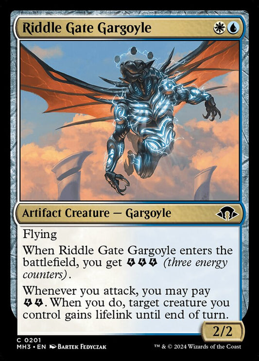 MTG Card Title: Riddle Gate Gargoyle MH3/201