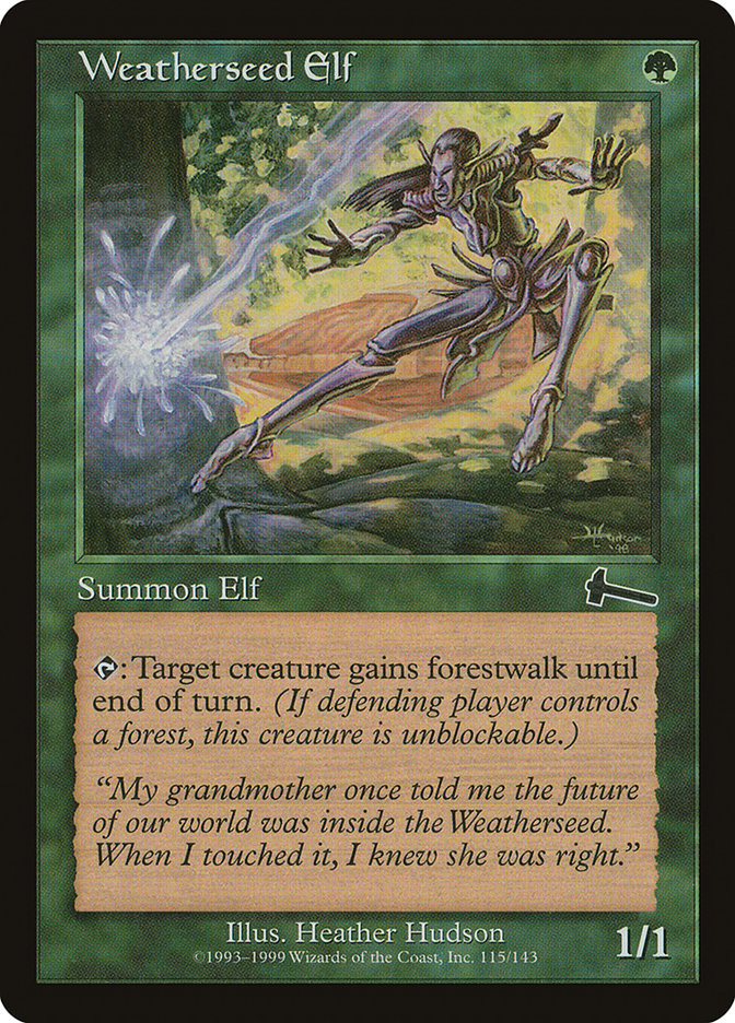 MTG Card Title: Weatherseed Elf ULG/115