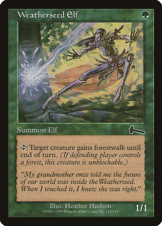 MTG Card Title: Weatherseed Elf ULG/115