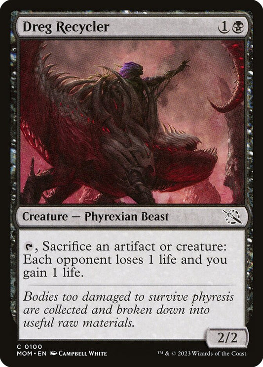 MTG Card Title: Dreg Recycler MOM/100