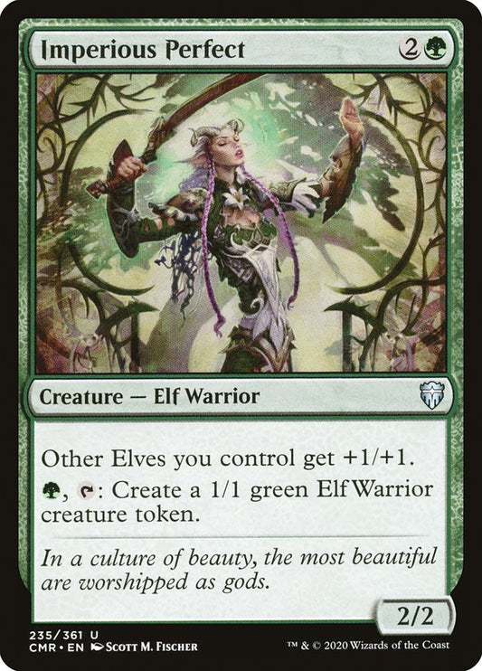 MTG Card Title: Imperious Perfect CMR/235