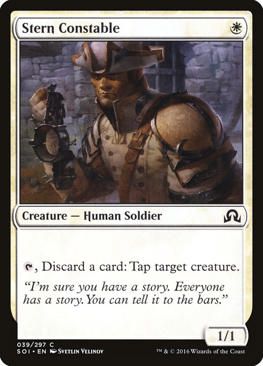 MTG Card Title: Stern Constable SOI/39