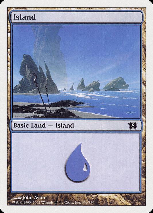 MTG Card Title: Island 8ED/336