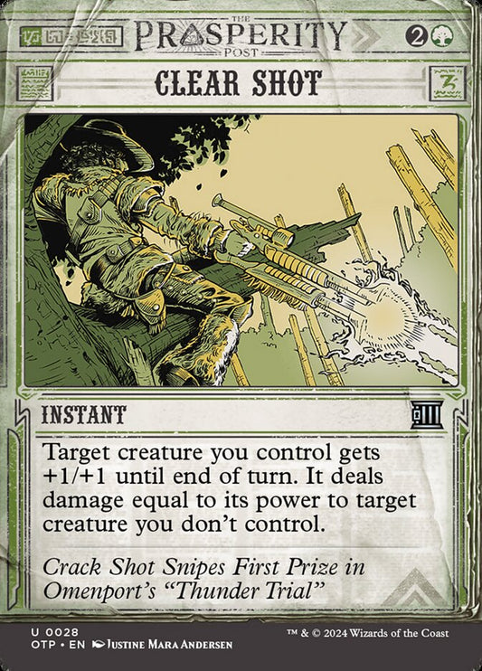 MTG Card Title: Clear Shot OTP/28