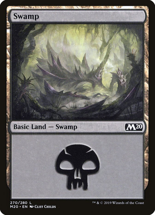 MTG Card Title: Swamp M20/270