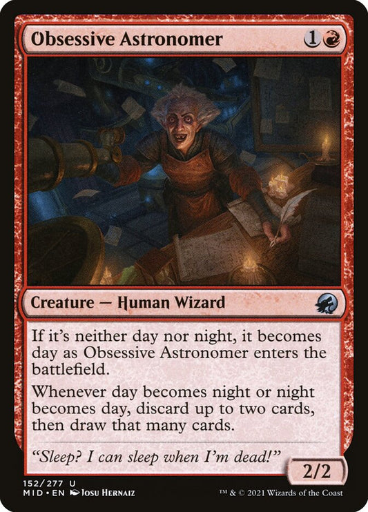 MTG Card Title: Obsessive Astronomer MID/152