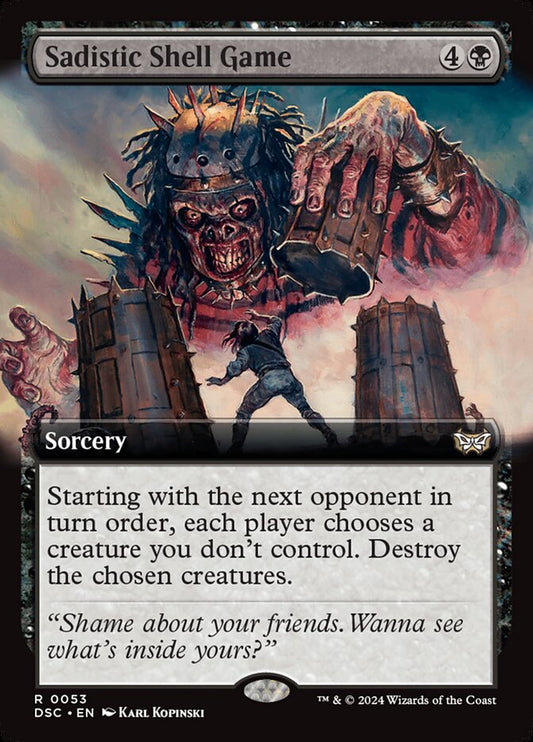 MTG Card Title: Sadistic Shell Game DSC/53