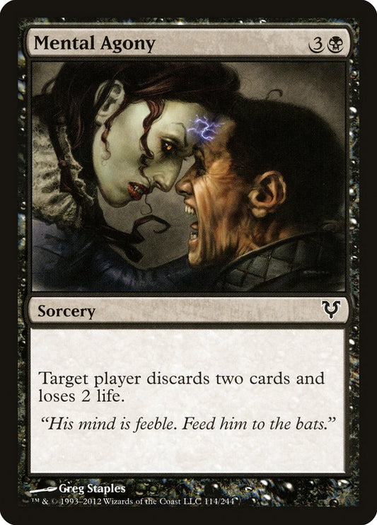 MTG Card Title: Mental Agony AVR/114