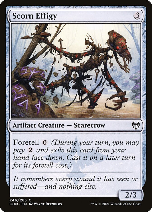 MTG Card Title: Scorn Effigy KHM/246