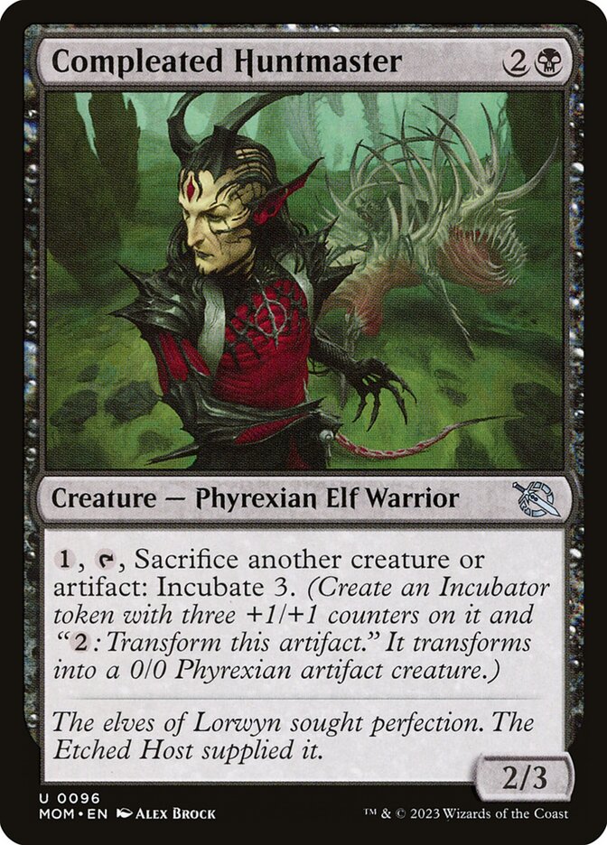 MTG Card Title: Compleated Huntmaster MOM/96