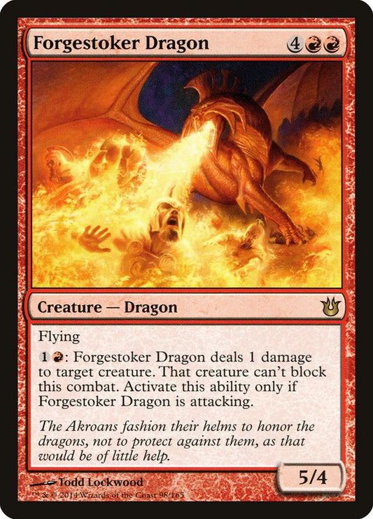 MTG Card Title: Forgestoker Dragon BNG/98