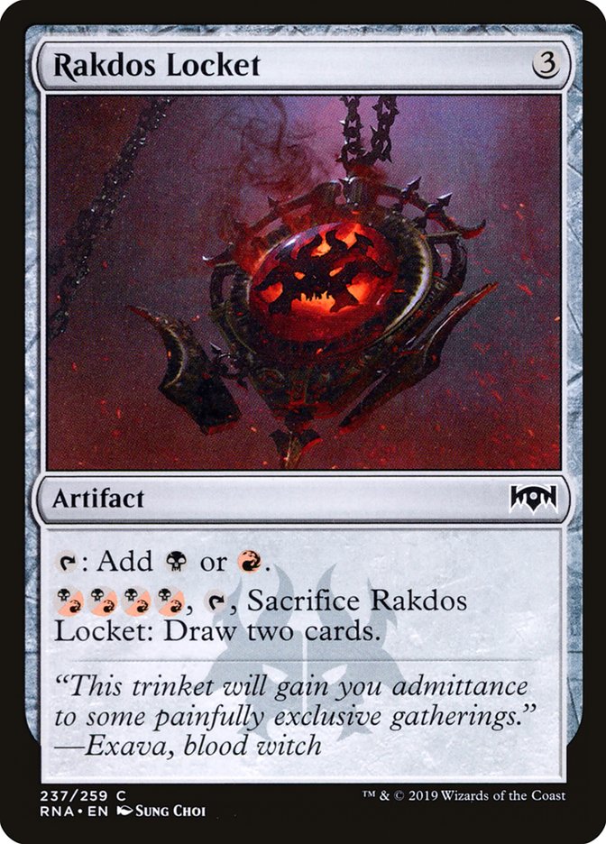 MTG Card Title: Rakdos Locket RNA/237