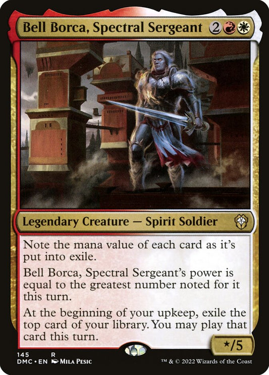 MTG Card Title: Bell Borca, Spectral Sergeant DMC/145