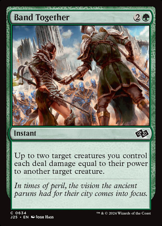 MTG Card Title: Band Together J25/634