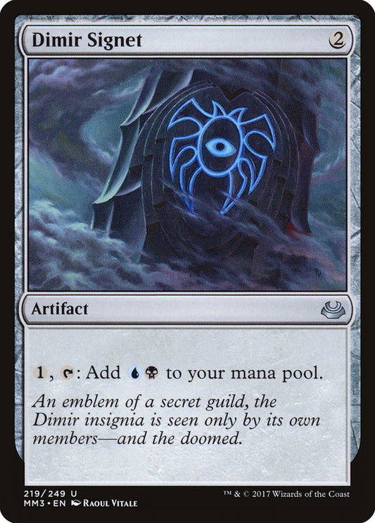 MTG Card Title: Dimir Signet MM3/219