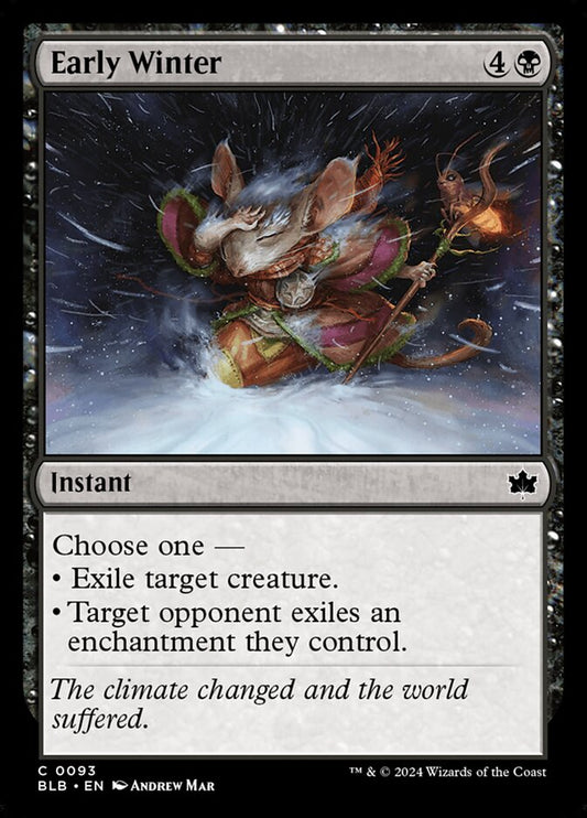 MTG Card Title: Early Winter BLB/93